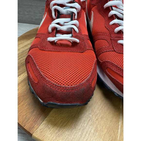 Nike Air Waffle Trainer Red Suede Leather Casual Sneaker Men’s Size 9 - Picture 5 of 11